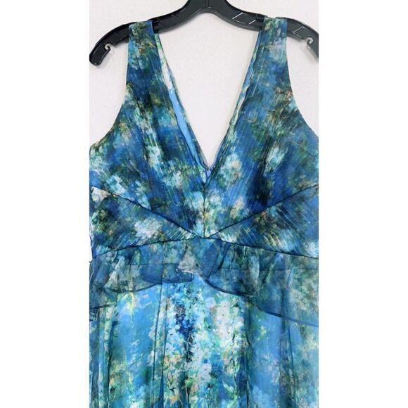 Theia ANTOINETTE V NECK GOWN US14 - Picture 7 of 11